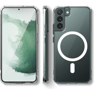 Samsung Galaxy S23 Plus Uyumlu Kılıf Şaffaf Wireless Şarj Özellikli Magsafe Kılıf Kapak