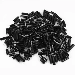 100 Adet / Grup 2 ml Siyah Plastik Sprey Şişesi Numune Sprey Püskürtücü (Yurt Dışından)