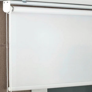 Ithal Kalın Beyaz Zebra Stor Güneşlik Perde Etek Dilimsiz(Alüminmyumkasa)