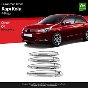 Citroen C4 HB Krom Kapı Kolu 4 Kapı 2010-2020 A+ Kalite