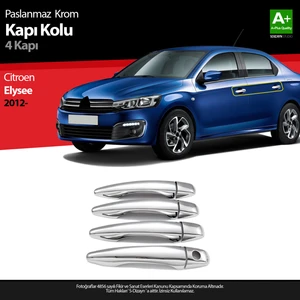 Citroen C-Elysee Krom Kapı Kolu 4 Kapı 2013-2017 A+ Kalite