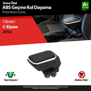 Citroen C-Elysee Kol Dayama Kolçak Geçmeli ABS Gri 2012-2017 A+ Kalite