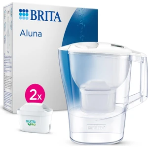 Aluna Cool 2x Maxtra Pro All-In-1 Filtreli Su Arıtma Sürahisi - Beyaz 2,4 lt