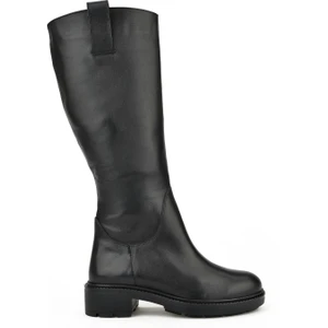 Ziya, Kadın Hakiki Deri Çizme 13319Z88071 Siyah