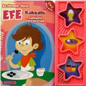 Boomerang Smarteach Efe Serisi Kahvaltı Sesli Çocuk Kitabı – 3-5 Yaş Beslenme Eğitimi, 6 Sayfa Türkçe Ciltsiz