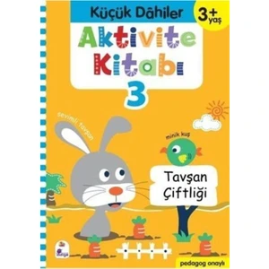 Pedagog Onaylı Küçük Dahiler Aktivite Kitabı 3 3+ Yaş