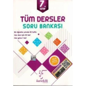 7. Sınıf Çözümlü Tek Kitap Tüm Dersler Soru Bankası
