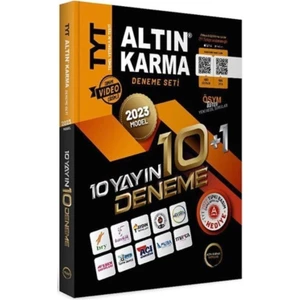Altın Karma Yayınları 2023  TYT 10 Farklı Yayın 10 Farklı Deneme + Son 1 Yıl Çıkmış Sorular