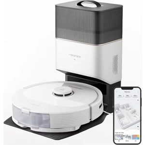 Q8 Max Plus Çöp Istasyonlu Akıllı Robot Süpürge Beyaz