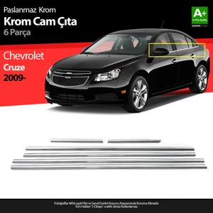 Chevrolet Cruze SD Krom Cam Çıtası 6 Prç 2009 Üzeri