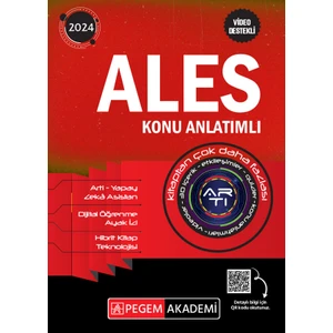 Pegem Akademi Yayıncılık 2024 ALES Konu Anlatımlı