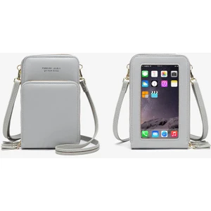 Üç Çekme Omuz Telefon Çantası Büyük Kapasiteli Dokunmatik Ekranlı Bozuk Para Cüzdanı Kadın Crossbody Çanta (Yurt Dışından)