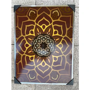 Askay Yapı Soba Altlığı Soba Tablası 45 x 60 cm Desenli