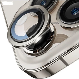 Apple Iphone 15 Pro Kamera Koruma Lens Koruyucu Temperli Cam Safir Titanium Lansman Renk