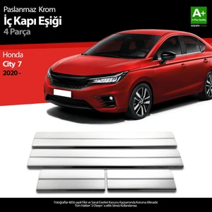 Honda City Krom İç Kapı Eşiği 4 Prç. 2020 Üzeri A+ Kalite