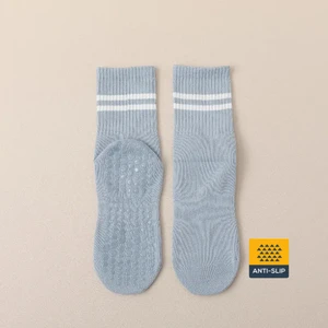 Xtr Fitness - Yoga ve Pilates Çorabı Profesyonel Kaydırmaz Tabanlı Mavi