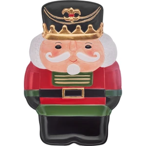 New Year Yılbaşı Rölyefli Kurşun Asker Sunum Tabağı 23 cm