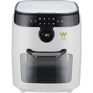 Akıllı Airfryer 12 L Yağsız Hava Fritözü Tek Hazneli Çıkarılabilir Kapak Enerji Tasarrufu