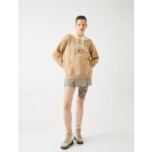 4Wal10050Ik 057 Bej Genc Kız Pamuk Jersey Sweatshirt