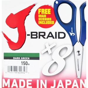 Jbraid 8b Koyu Yeşil 150M Ip Misina (Makas Hediyeli)
