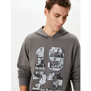 Atatürk Baskılı Kapşonlu Sweatshirt 100.YILA Özel