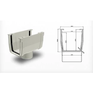Çatı Oluğu Dere Iniş 100 mm