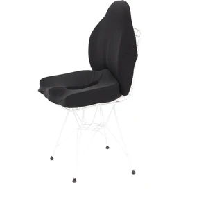 Simple The Pillow Visco Foam Ortopedik Dik Duruş Seti, Omurga Dostu Lüks Bel Yastığı + Posture Oturma Minderi