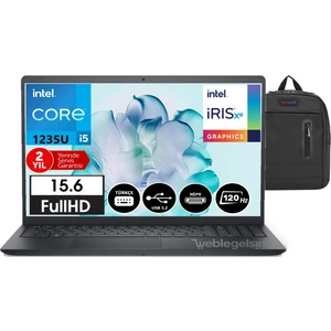 INSPIRON15 3520 Intel Core I5-1235U 16GB 512GB SSD 15,6" Fhd 120Hz WINDOWS11HOME Taşınabilir Bilgisayar INS35202405200922+WEBLEGELSINÇANTA