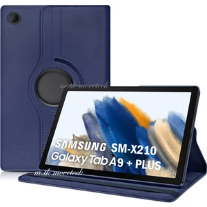 M.TK Moveteck Case Logic Samsung Galaxy Tab A9 Plus 11 Inç Tablet Uyumlu Kapaklı Kılıf 360 Derece Tam Koruyucu Zırh SM-X210