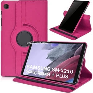 M.TK Moveteck Case Logic Samsung Galaxy Tab A9 Plus 11 Inç Tablet Uyumlu Kapaklı Kılıf 360 Derece Tam Koruyucu Zırh SM-X210