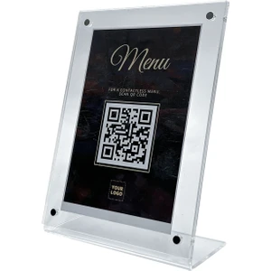 Mıknatıslı Masaüstü Dikey Pleksi Föylük