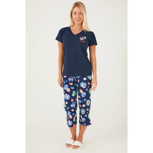 Kadın Kapri Takım Lacivert