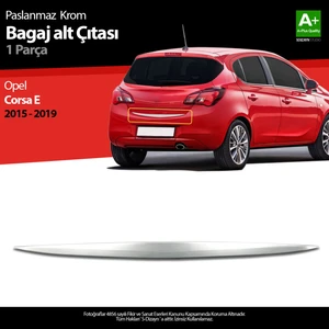 Opel Corsa E Krom Bagaj Alt Çıtası 2015-2019 A+ Kalite