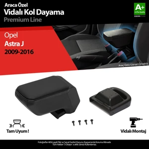 Opel Astra J ABS Vidalı Kol Dayama Kolçak Siyah 2012-2020 A+ Kalite