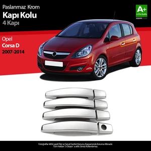 Opel Corsa D Krom Kapı Kolu 4 Kapı 2007-2014 A+ Kalite
