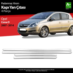 Opel Corsa D Krom Kapı Yan Çıtası 2007-2014
