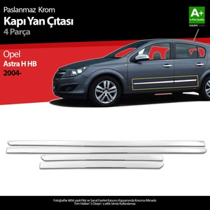 Opel Astra H Hb Krom Kapı Yan Çıtası 2004 Üzeri