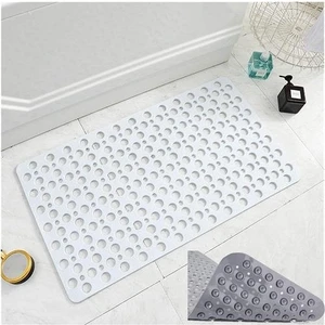 Reis Home Beyaz 66 Vantuzlu Banyo Duş Kaydırmaz Paspas