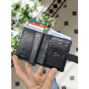 Visso Leather Visso 685 Hakiki Deri Mekanizmalı Kartlık Cüzdan Kişiye Özel Çanta Isme Özel Ürün