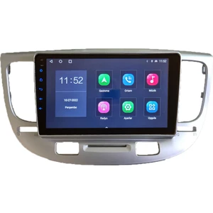 Kia rio 2006-2011 Yıl Android Sürüm 13 Kablosuz Carplay Navigasyon Multimedya 9 Inç Ekran 2gb Ram 32GB Rom Hafıza