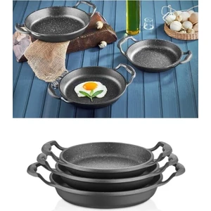Döküm 3 Lü Sahan Seti 18-20-22 cm