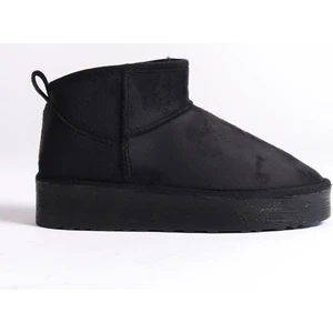 Capone Outfitters Kalın Tabanlı Yuvarlak Burunlu Kürklü Kısa Kadın Bot