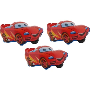 Hit Dükkan Şimşek Mcqueen 3 Adet Büyük Boy 42CMX64,5CM Folyo Balon (Helyum) No:20