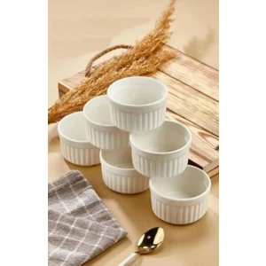 Sufle Kabı 6'lı Porselen CKR4036