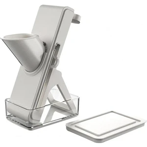 Gri Beyaz Sebze Dilimleyici Gıda Sınıfı Paslanmaya Dayanıklı Abs Patates Salatalık Sebze Doğrayıcı Konteyner Seti Ev Mutfak Için (Yurt Dışından)