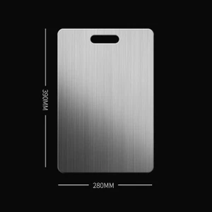 L 304 Çok Fonksiyonlu Paslanmaz Çelik Kesme Tahtası Ev Mutfak Dikdörtgen Tahta Kesme Tahtası Yoğurma Hamur Kesme Tahtası (Yurt Dışından)