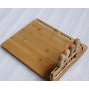 02 Bambu Peynir Kurulu Peynir Bıçağı Peynir Dilimleme Çatal Kepçe Kesim Mutfak Pişirme Araçları Bambu Kesme Tahtası Ahşap Peynir Panoları (Yurt Dışından)