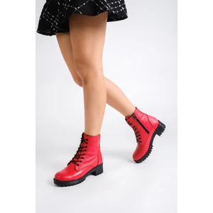 Deri Kadın Günlük Bot Bootie KCM-0035