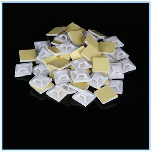 100 Adet Yapışkanlı Kroşe Tutucu 19X19