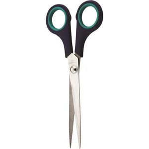 Orta Boy Makas 7 inç 17,8 cm Lacivert Yeşil Kauçuk Saplı Uzun Ömürlü